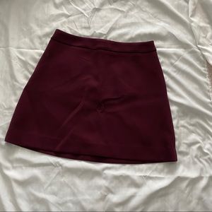 Express  Burgundy Skirt